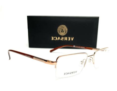 versace eye glass frames ove 1066 1053|Versace VE1066 1053 Eyeglasses in Light Brown.